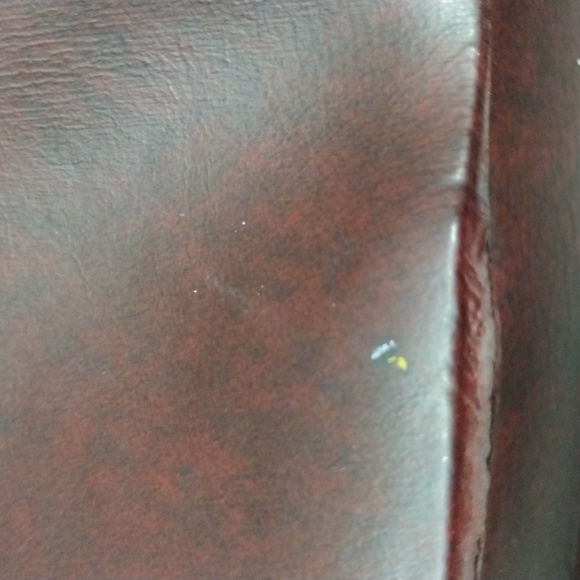 Smal Toiletry Zipper Burgundy and Black Bag Lot of 2 - Picture 6 of 8